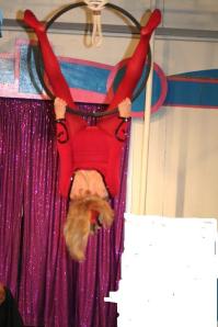 Bunny Herring making her trapeze debut at 80